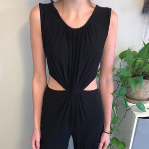 Black Pantsuit w/ Cutouts